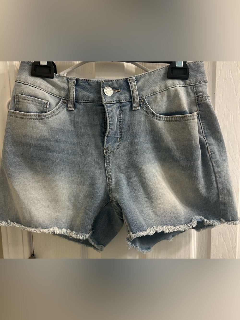 Time and Tru Light Blue Washed Denim Cutoff Shorts